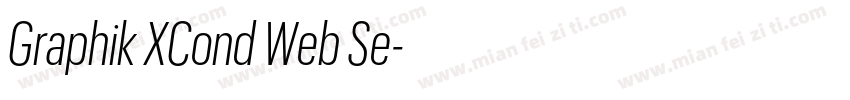 Graphik XCond Web Se字体转换